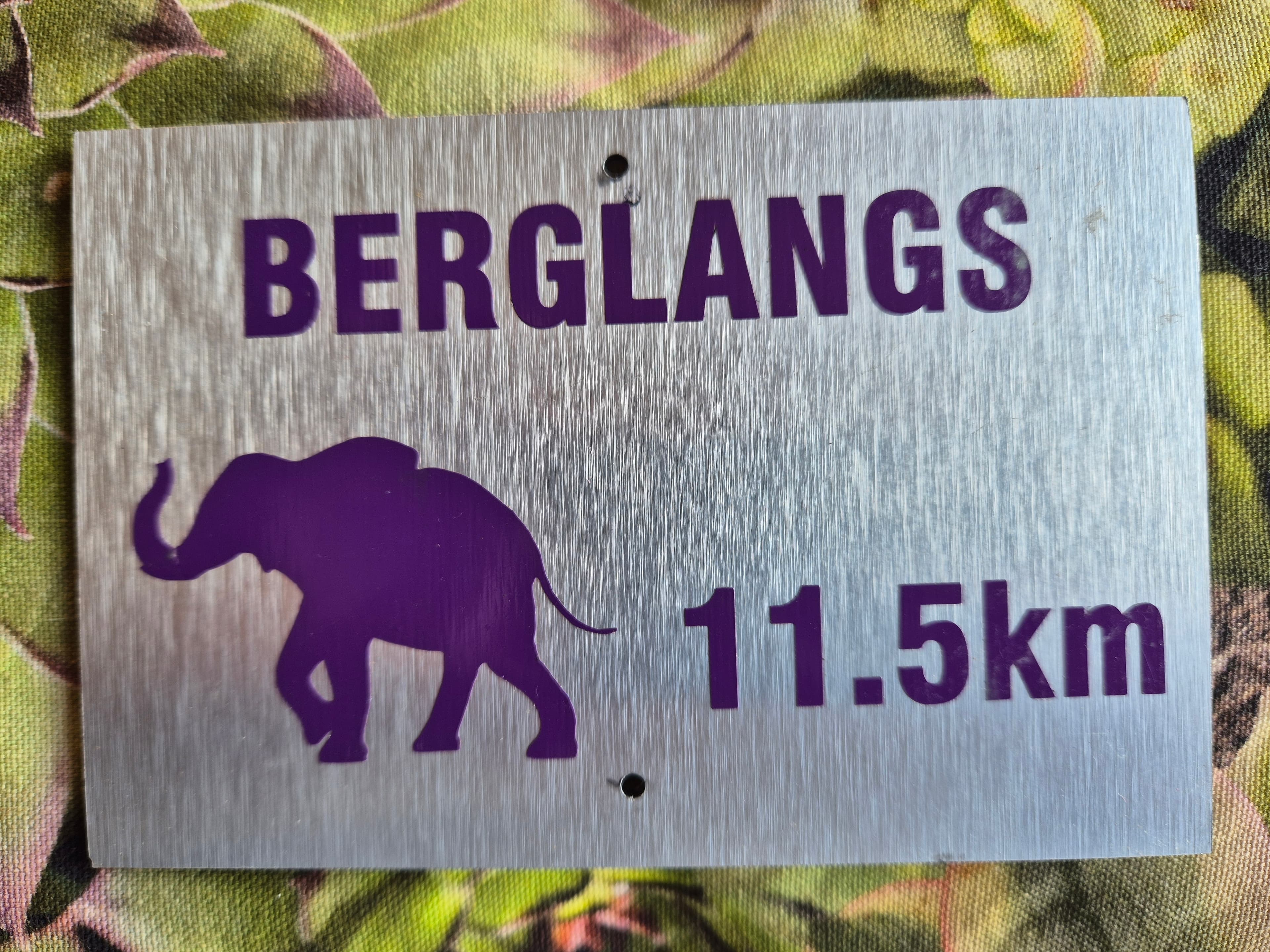 Map board for Elephant trail