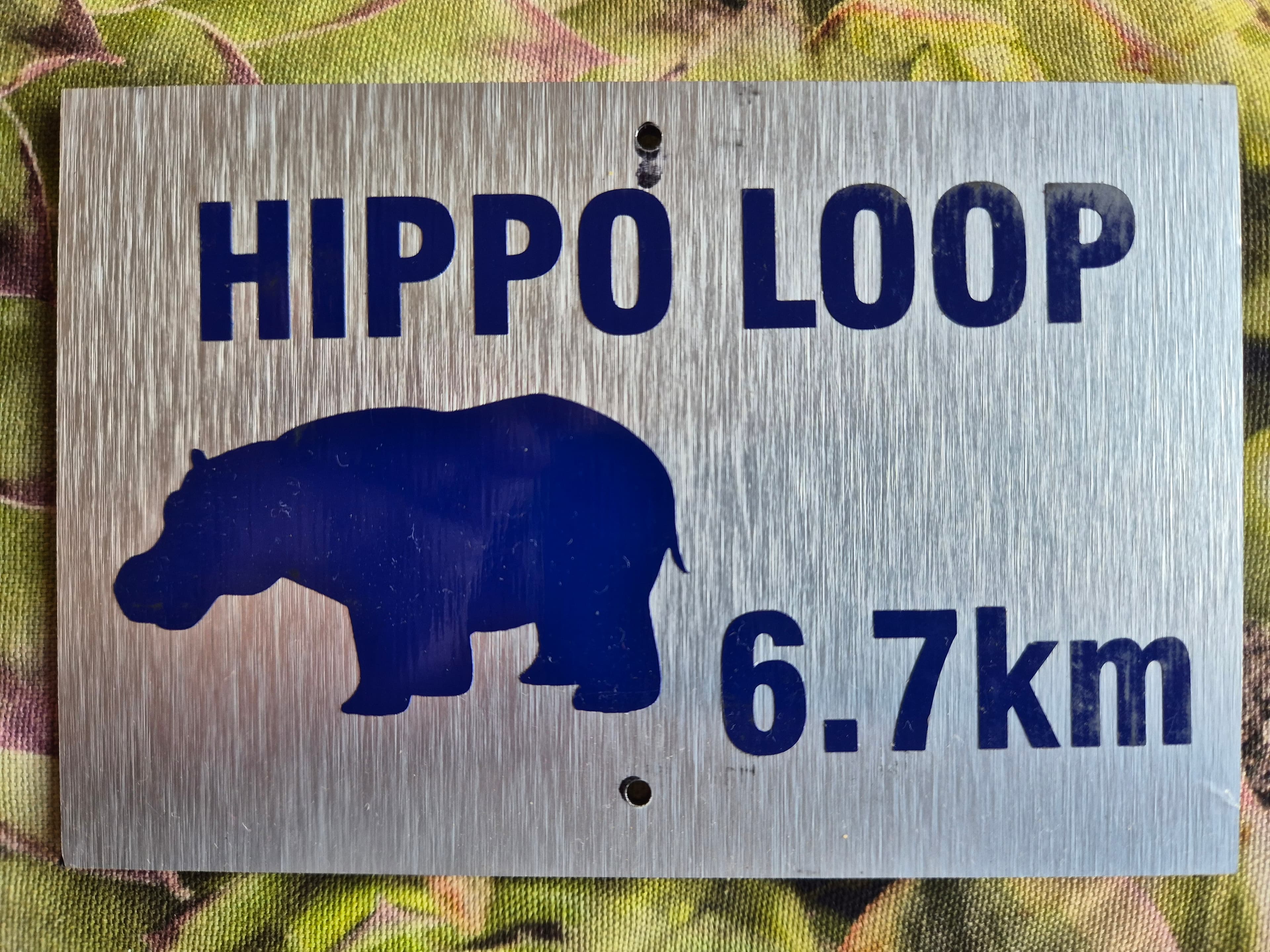 Map board for Hippo trail