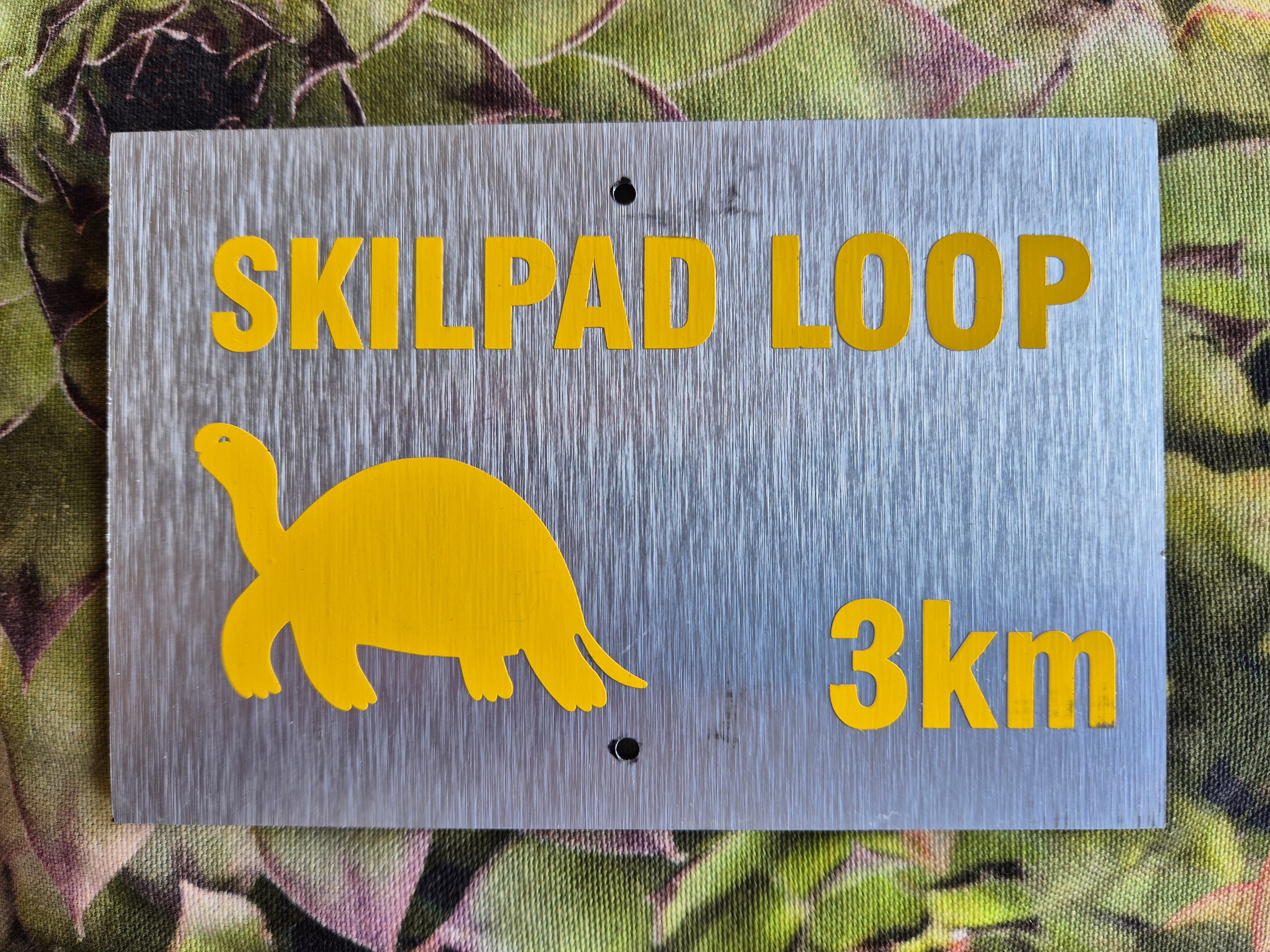 Map board for Tortoise trail